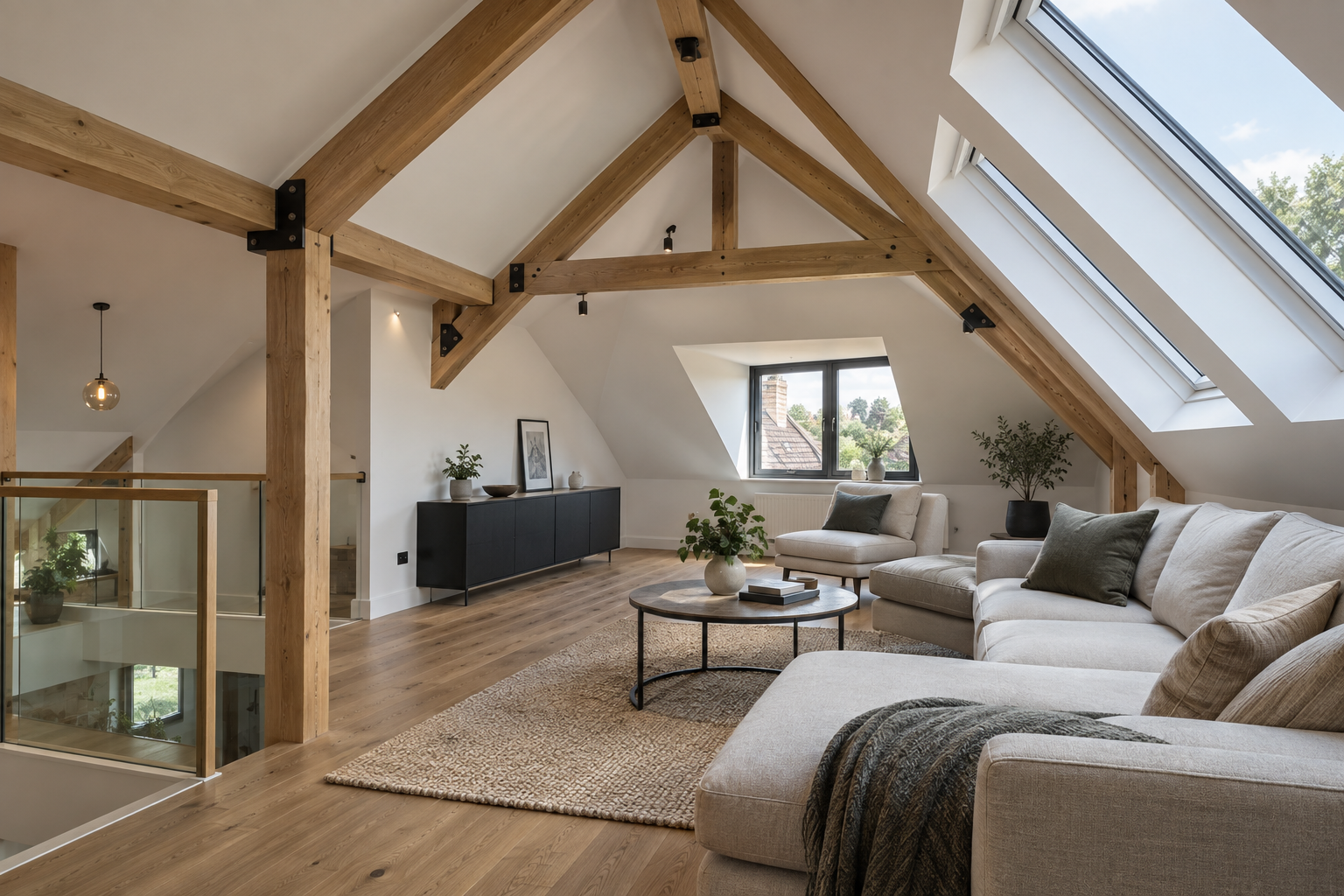 Modern completed loft conversion